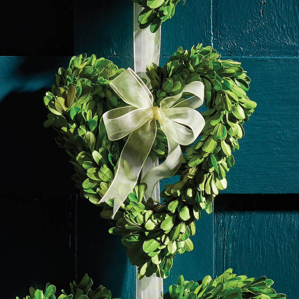Boxwood Heart Wreaths, Set Of 3