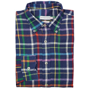 Lauderdale Shirt: Seagrove Plaid: S