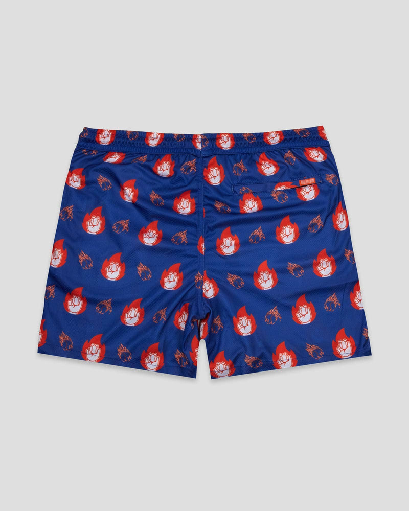 Flamethrower Diamond Air Mesh Shorts: Small