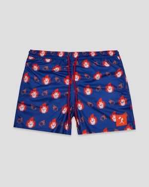 Flamethrower Diamond Air Mesh Shorts: Small