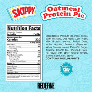 Redefine x Skippy® Oatmeal Protein Pie: Skippy® Peanut Butter / 8 Pies