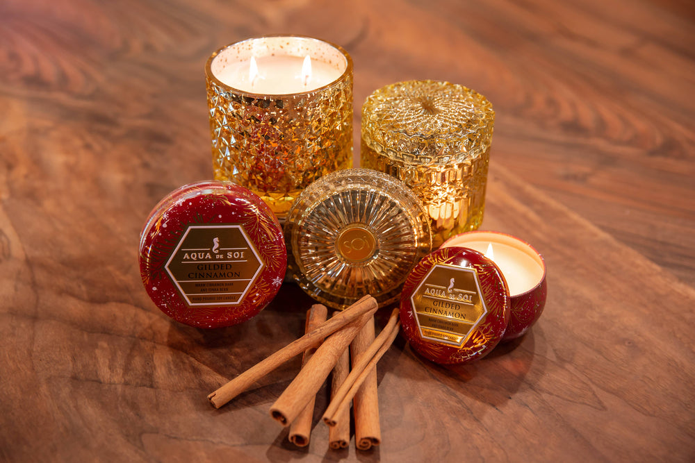 Soi Gilded Cinnamon Shimmer Candle