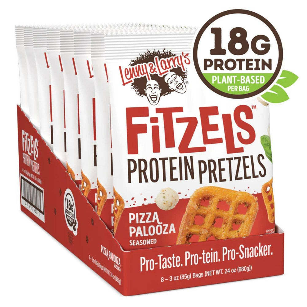 Lenny & Larry's Fitzels Protein Pretzels: Boujie Mustard / 8 Packs