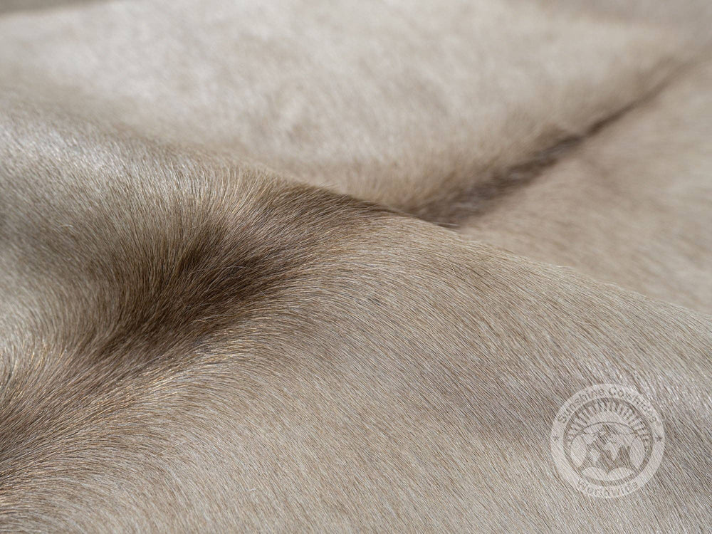 Taupe Cowhide Rug: Brazil / 6 X 6-7' / Taupe