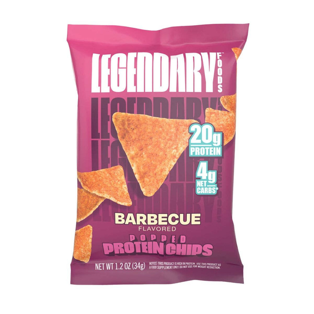 Legendary Foods Popped Protein Chips: Nacho Cheese / 7 Bags