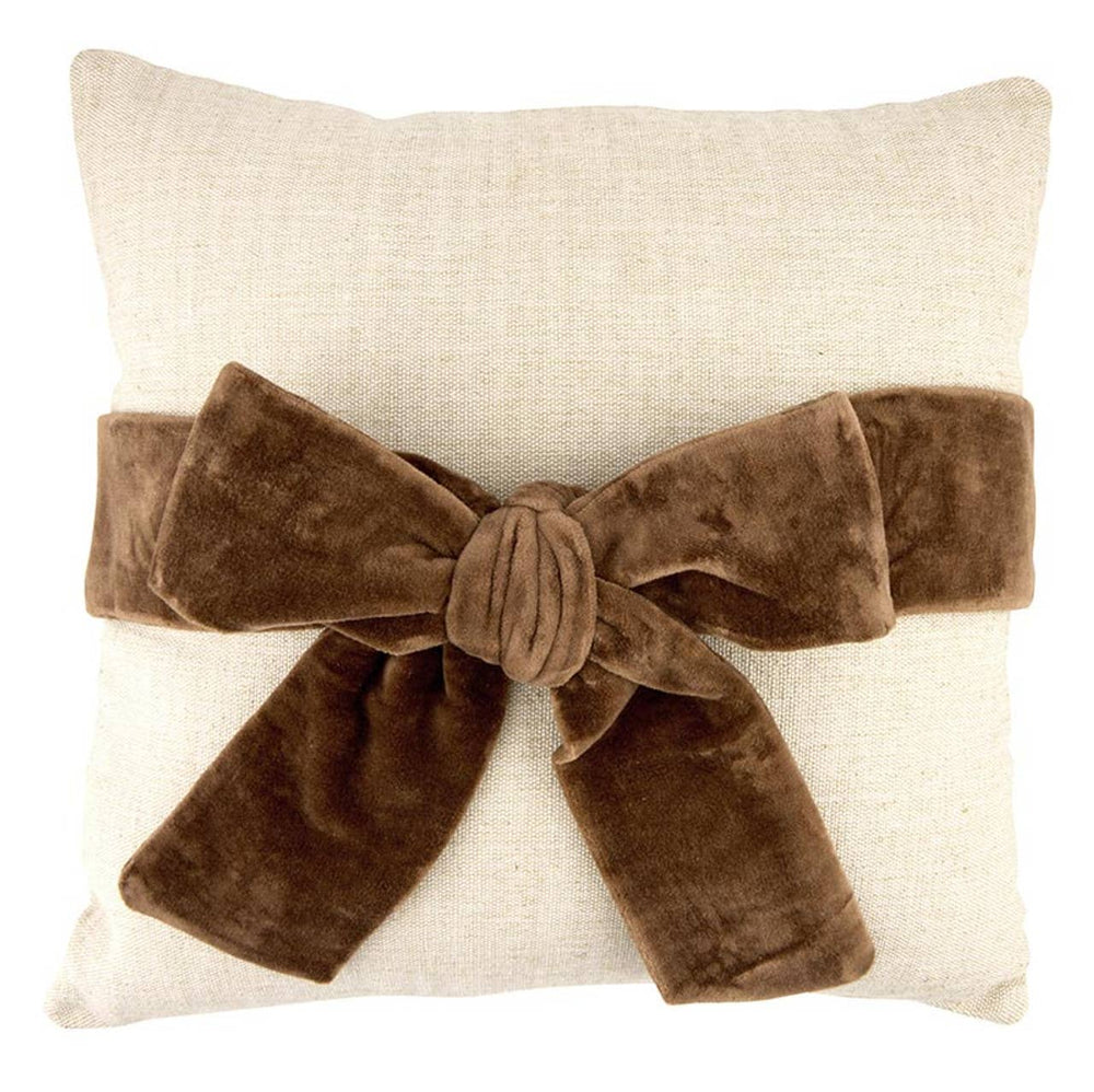 Velvet Bow Pillow
