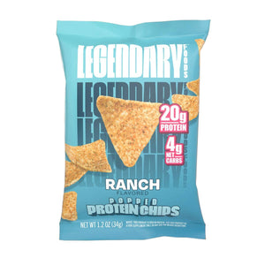Legendary Foods Popped Protein Chips: Nacho Cheese / 7 Bags