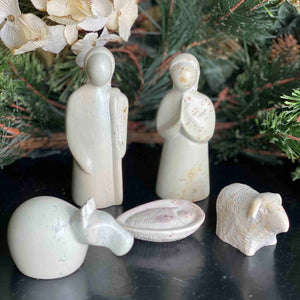 Holy Family Soapstone Nativity, 5-Piece Set