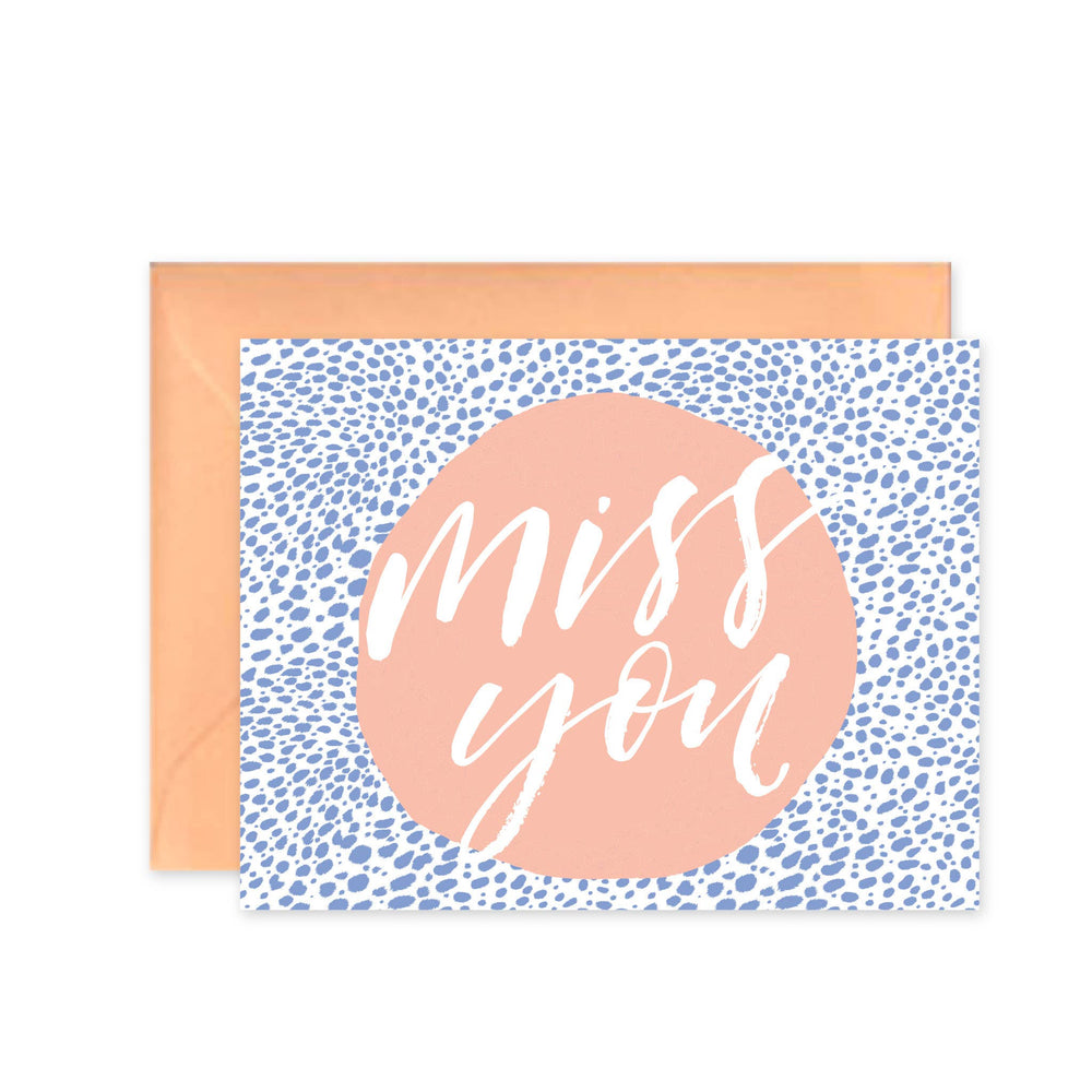 Miss You Greeting Card