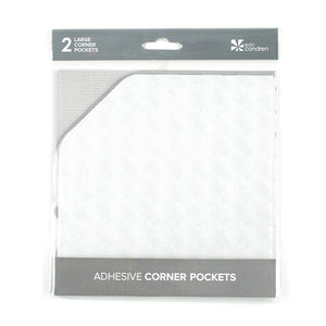 Clear Sticky Corner Pocket - Large