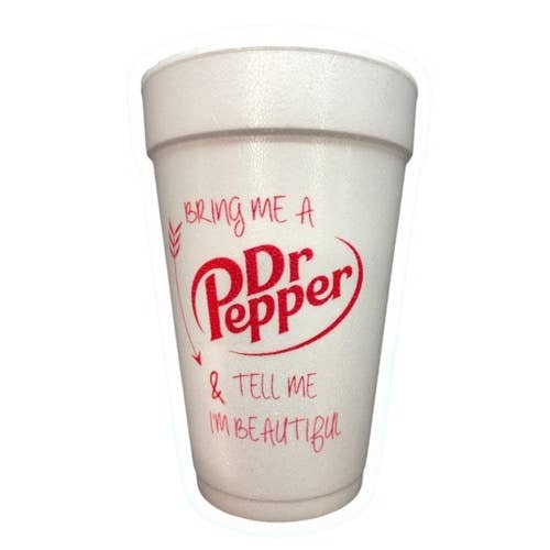 
            
                Load image into Gallery viewer, Bring Me a Dr. Pepper - 16oz Styrofoam Cups
            
        
