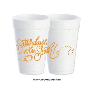 Foam Cups - Saturday's in the South (Tailgating)