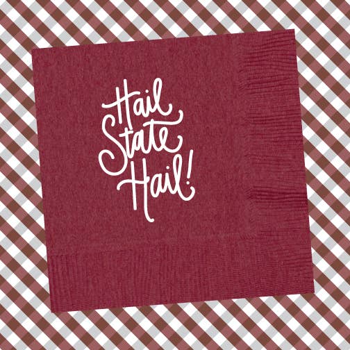 
            
                Load image into Gallery viewer, Hail State Hail! | Team Napkins
            
        