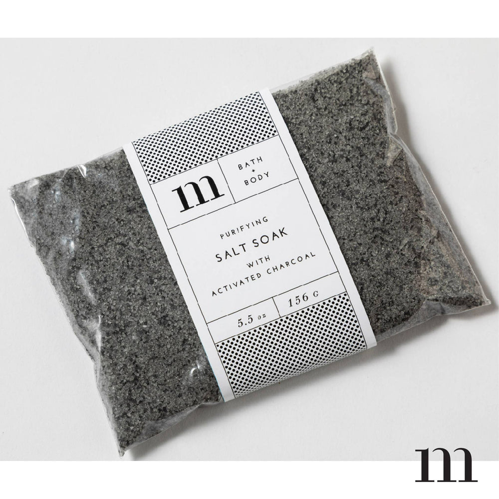 Charcoal 5.5 Oz Bath Salt Envelope
