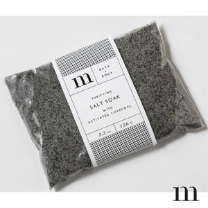 Charcoal 5.5 Oz Bath Salt Envelope