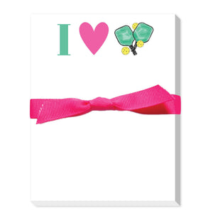 I LOVE PICKLEBALL MINI NOTEPAD