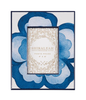 Eden Flower 4" X 6" Picture Frame - Blue