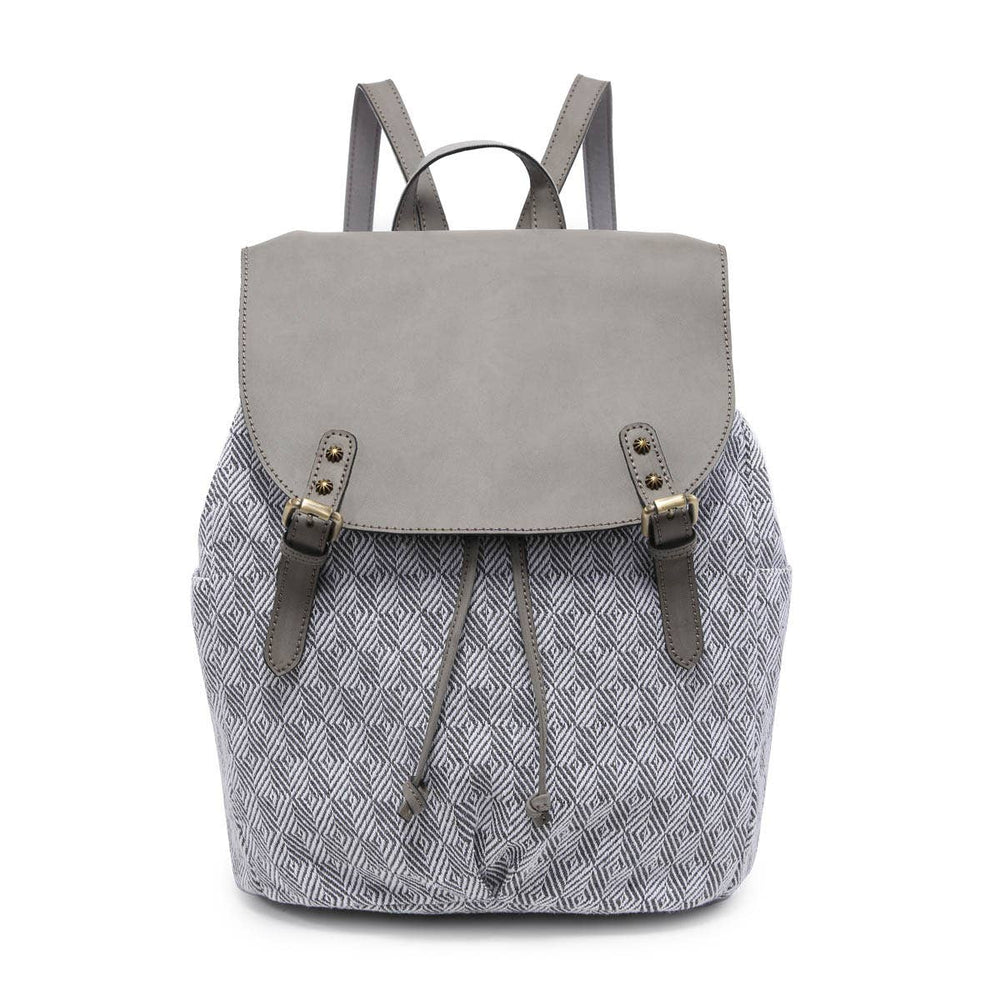 
            
                Load image into Gallery viewer, Tatum Canvas Backpack w/ Flapover
            
        