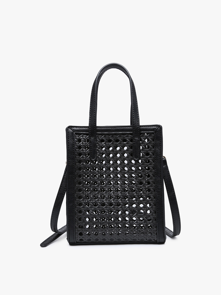M2268 Emmie Rattan Rectangular Satchel