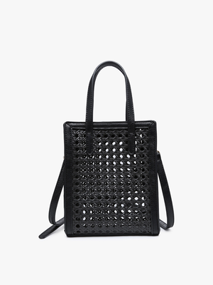 M2268 Emmie Rattan Rectangular Satchel