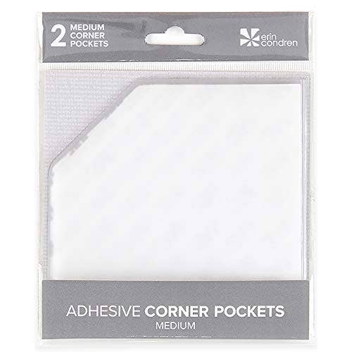 Adhesive Clear Corner Pockets - Medium