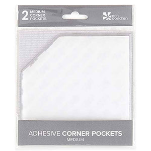 Adhesive Clear Corner Pockets - Medium