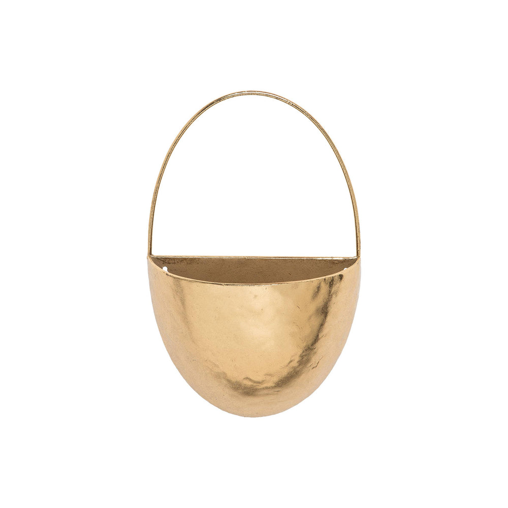 Modern Brass Wall Pocket