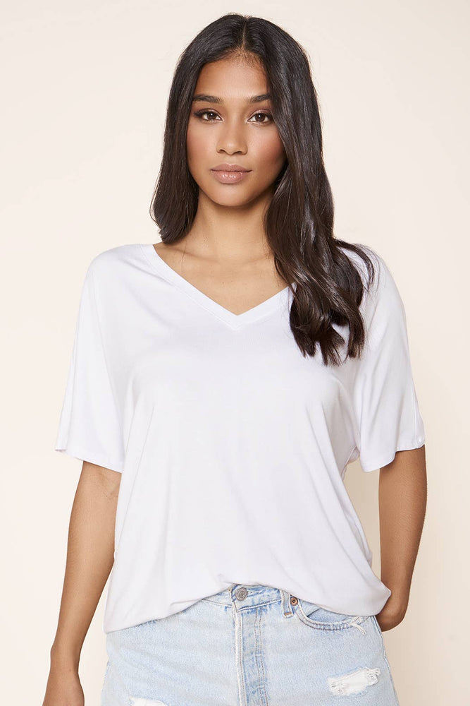 The Weekday V-Neck Dolman Knit T Shirt