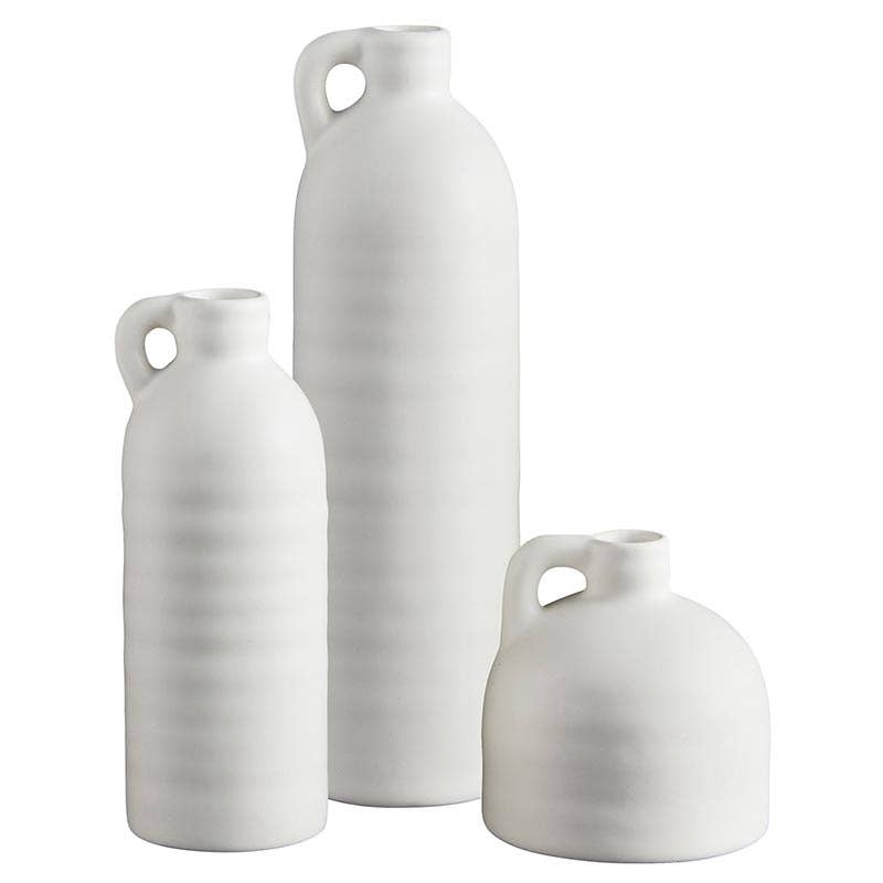 White Vase With Handle Sets/3
