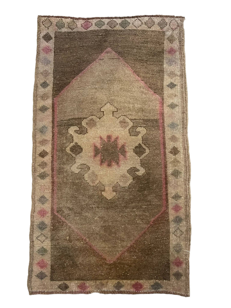 Vintage Turkish Doormat " 1.8 x 3 "