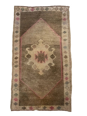 Vintage Turkish Doormat " 1.8 x 3 "