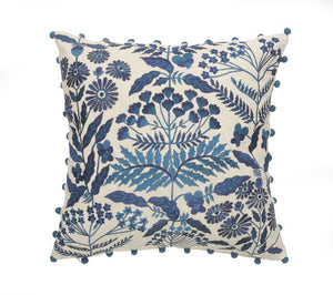 Bohemian Floral Throw Pillow